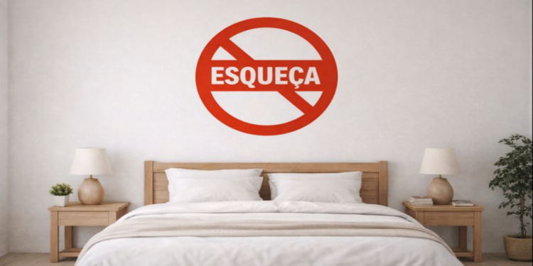 Quarto todo branco nem sempre é relaxante