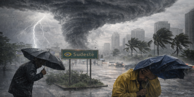 O ciclone que muda a previsão do tempo em dias