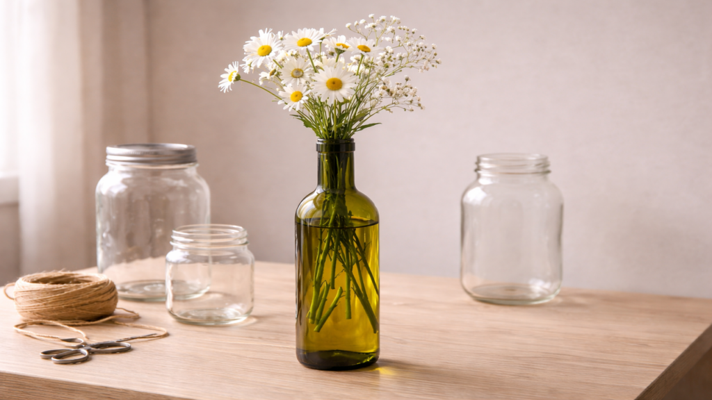 Sua casa mais bonita usando o que iria para o lixo