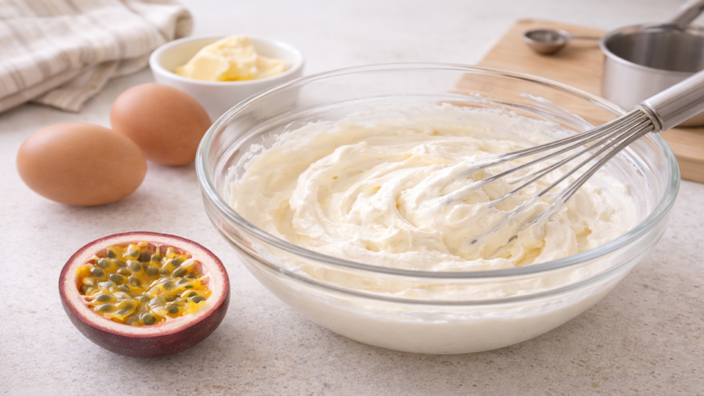 Cheesecake saudável de maracujá é leve e cremoso