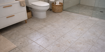 Usar álcool no piso do banheiro acelera a secagem e melhora a higienização