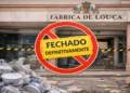 A fábrica de louça fecha