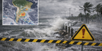 O ciclone extratropical avança pelo Sul e Sudeste