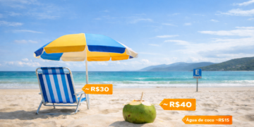 Veja os principais gastos de um dia de praia em Florianópolis
