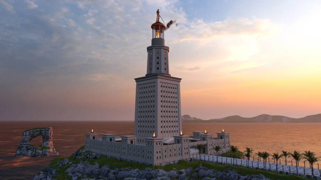 Farol de Alexandria é reconstruído com tecnologia 3D