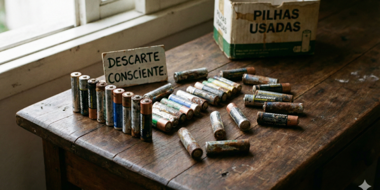 Antes de descartar veja o que essas pilhas podem virar