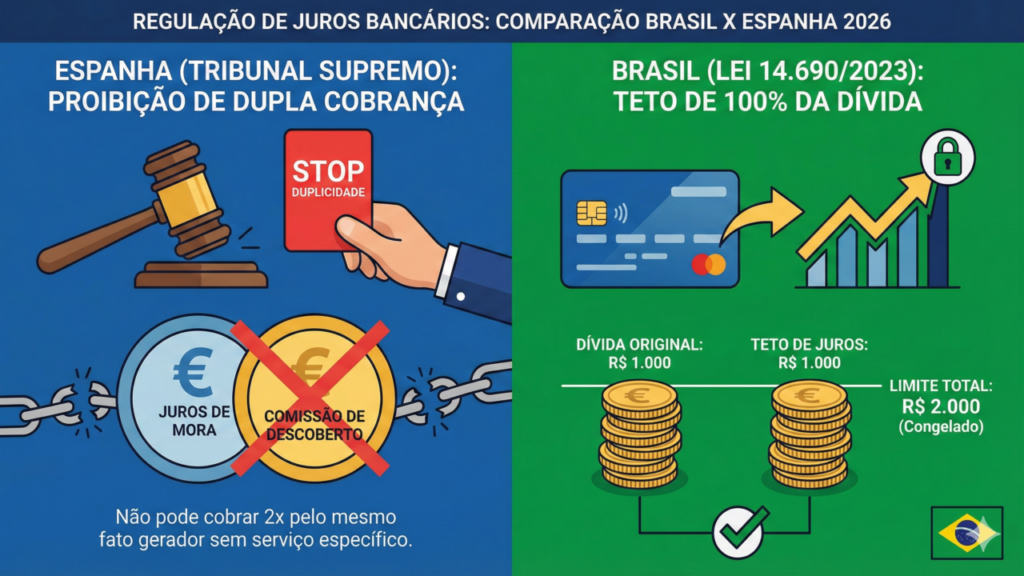 Juros, multas e comissões têm limites claros em 2026
