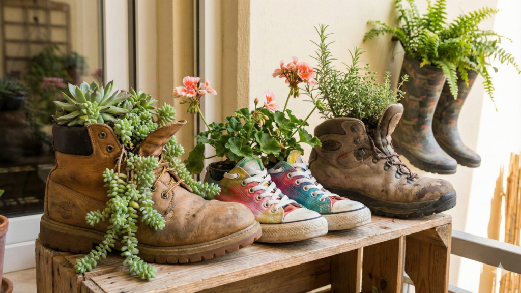 Antes de jogar sapatos fora veja essa ideia criativa