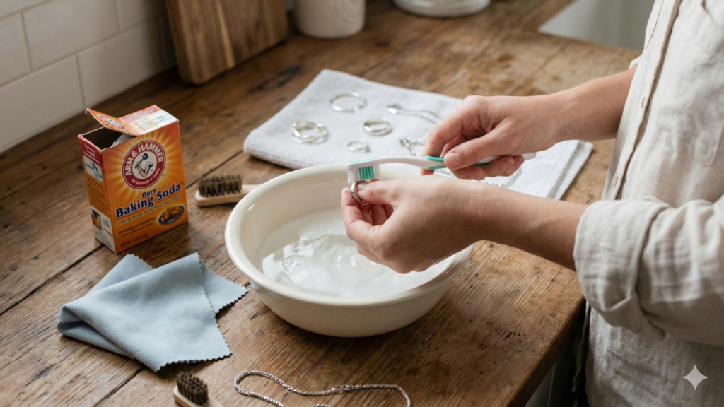 O melhor jeito de limpar joias de prata sem gastar dinheiro