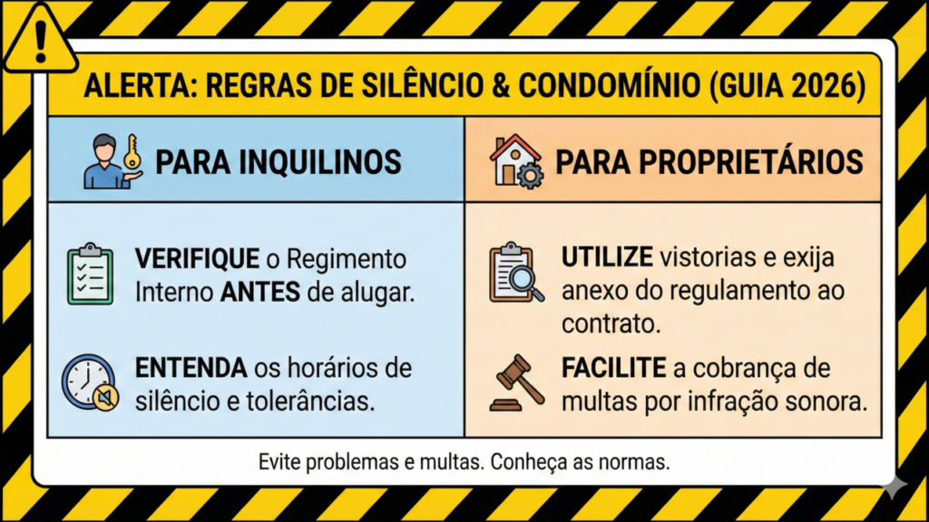 O barulho em condomínio pode gerar multas, rescisão de contrato e até despejo