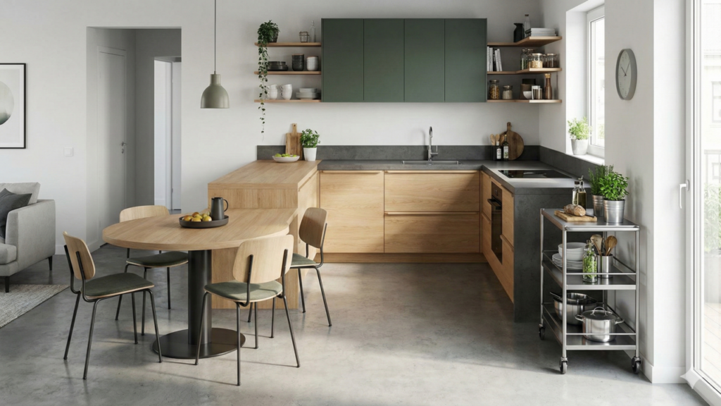 O conceito de cozinha que está deixando a ilha para trás