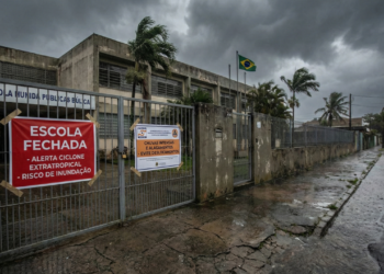 Ciclone extratropical coloca Brasil em alerta em fevereiro