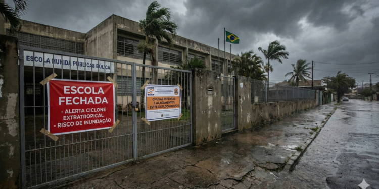 Ciclone extratropical coloca Brasil em alerta em fevereiro