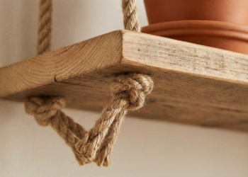 Suporte de plantas com cordas transforma qualquer canto da casa