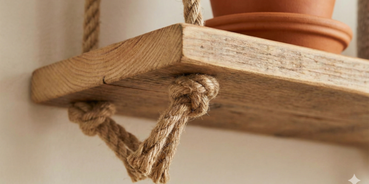 Suporte de plantas com cordas transforma qualquer canto da casa