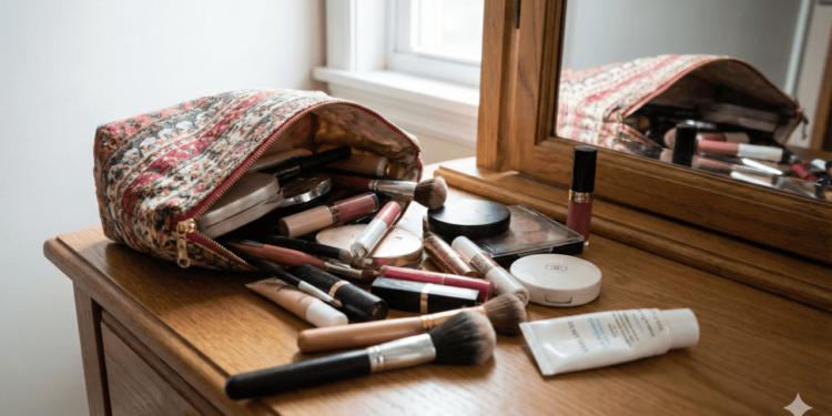 Para começar, escolha uma nécessaire resistente, fácil de limpar e com fechamento seguro