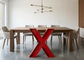 Bancos deixam a sala de jantar mais leve e funcional