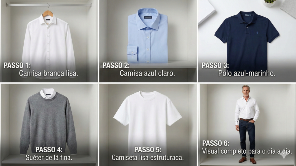 O jeans escuro ideal para homens depois dos 40