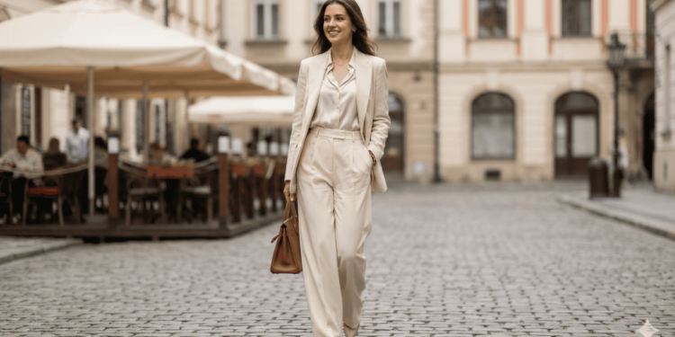 A calça wide leg tem modelagem ampla e reta desde a cintura até a barra, sem afunilar nas pernas