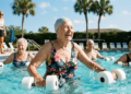 Aos 72 anos, Dona Ana, protegeu seu joelho da artrose com um exercício simples feito na piscina