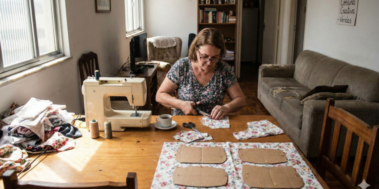 Costurar em casa pode virar renda extra com pouco investimento