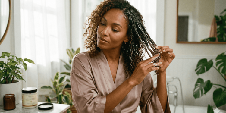 Diferente do cabelo liso, o cabelo encaracolado tende a ser mais ressecado