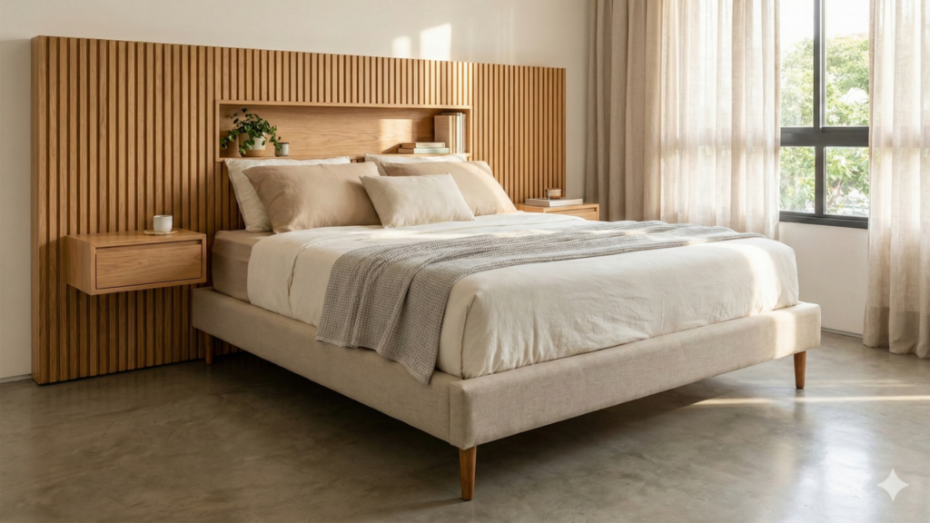 A maior tendência de camas para quartos modernos