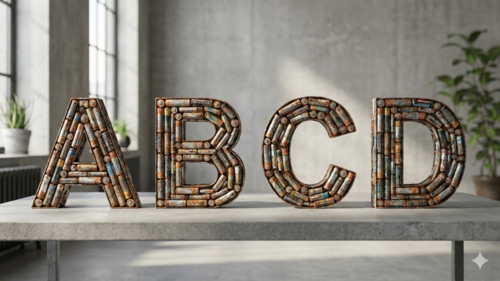 Antes de descartar veja o que essas pilhas podem virar