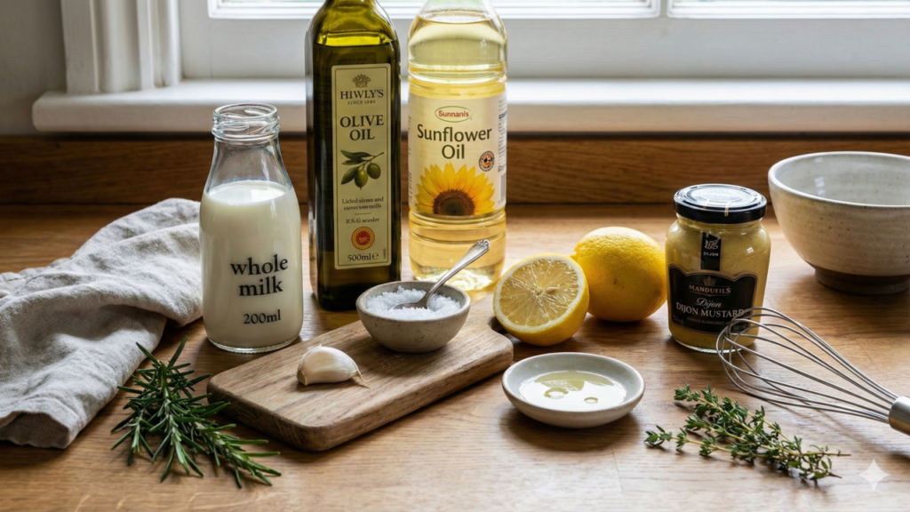 Alioli com leite prático e sem ovo para qualquer prato