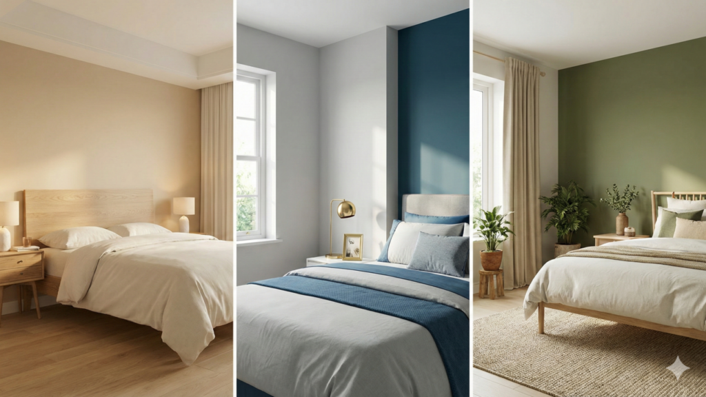 Essas combinações de cores ajudam a transformar o quarto em refúgio