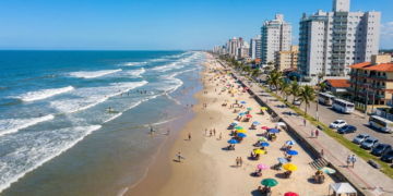 Uma das praias mais acessíveis para quem vem da Argentina
