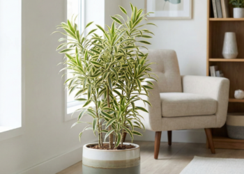 A planta vertical que resolve cantos vazios com elegância