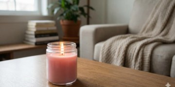 O que significa acender uma vela rosa em casa