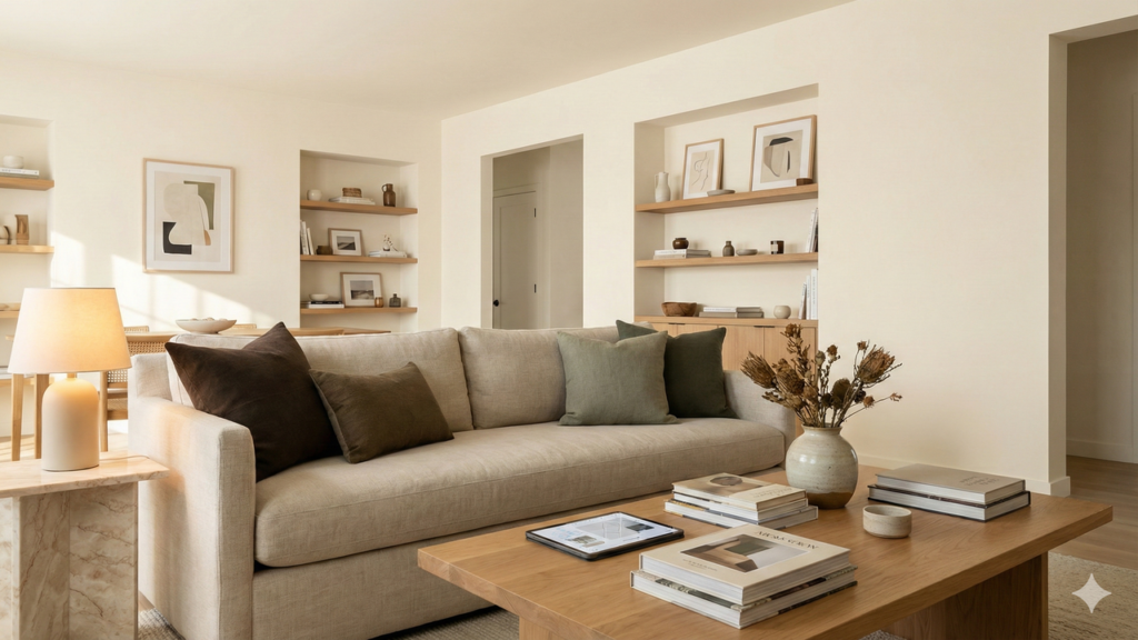 Cloud Dancer é a cor que deve dominar as salas em 2026