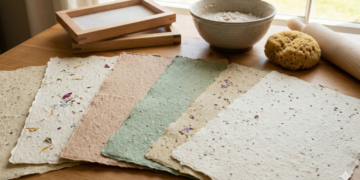 O ponto de partida do melhor papel reciclado feito em casa é simples