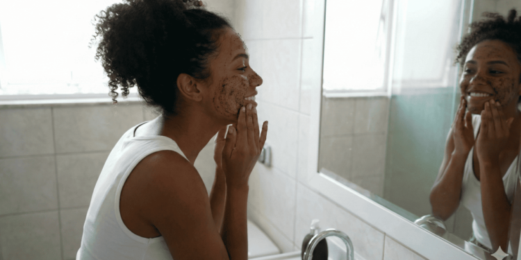 Um esfoliante para pele é um produto que ajuda a remover as células mortas