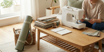 Como fazer um tapete de yoga com costura artesanal