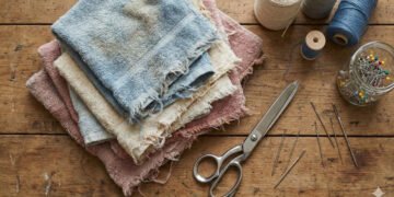 Toalhas velhas viram tapete de banheiro prático e bonito