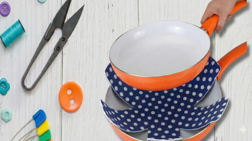 O truque de costura que está salvando frigideiras na cozinha