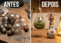 Lâmpada queimada vira peça criativa na decoração