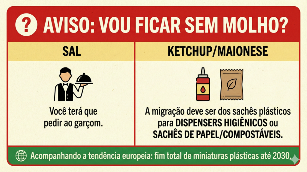 Embalagens descartáveis têm data para acabar