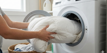 O jeito mais seguro de lavar edredom em casa