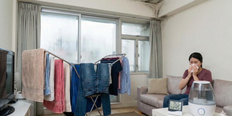 Secar roupa dentro de casa pode afetar sua saúde