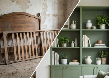 A ideia mais criativa para reaproveitar uma cama velha