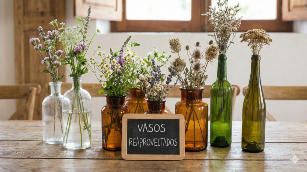 Cada vez mais casas estão decorando sem comprar vasos novos