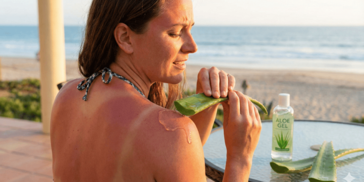 lém do conforto imediato, o aloe vera é visto como um recurso simples para cuidar da pele agredida pelo sol