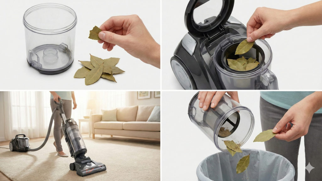 Como usar louro no aspirador de pó do jeito certo