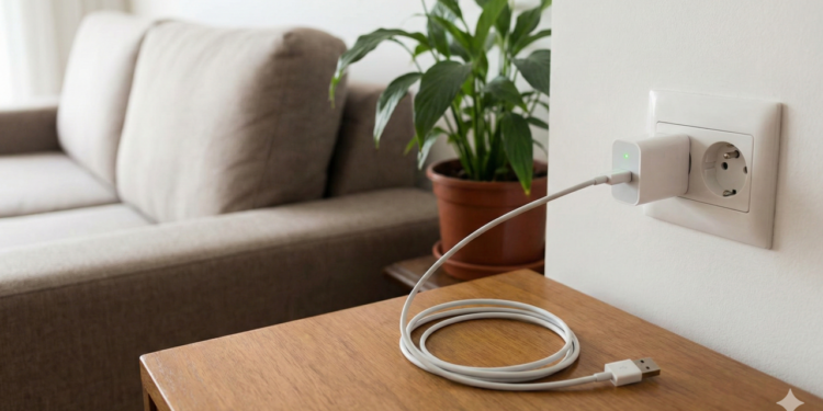 Deixar carregador na tomada faz mal ao bolso e à segurança
