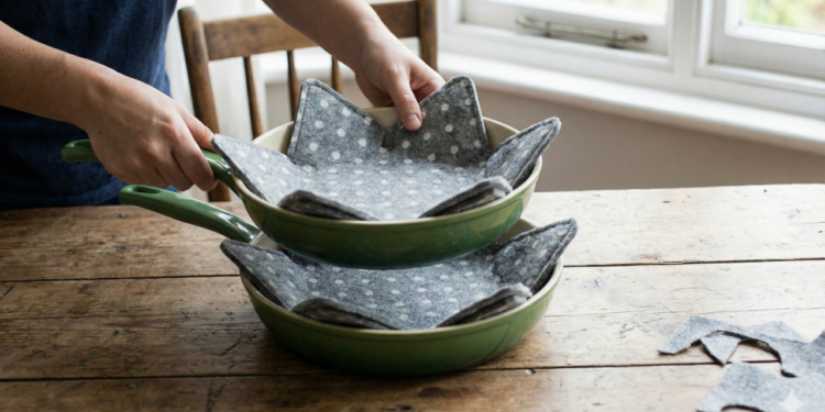 O truque de costura que está salvando frigideiras na cozinha