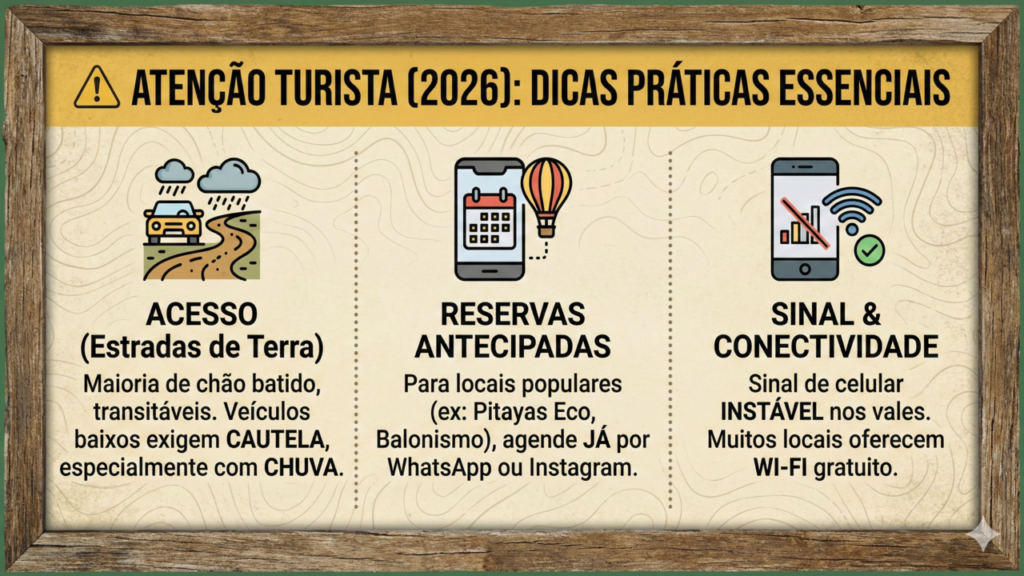 Dicas importantes para os turistas